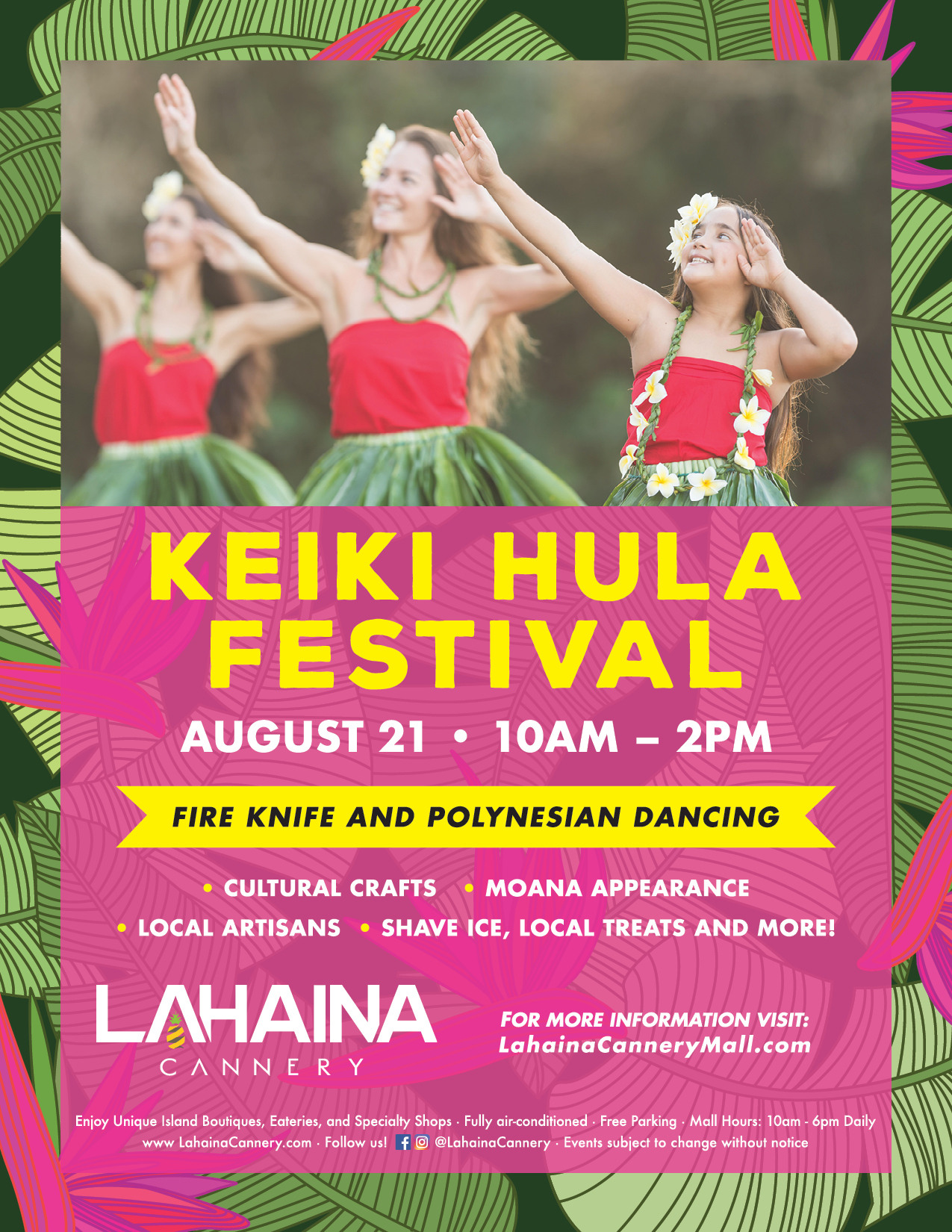 KEIKI HULA FESTIVAL LAHAINA CANNERY