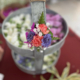 Flowers in a tin part of an cultural craft at the Lahaina Cannery Mall