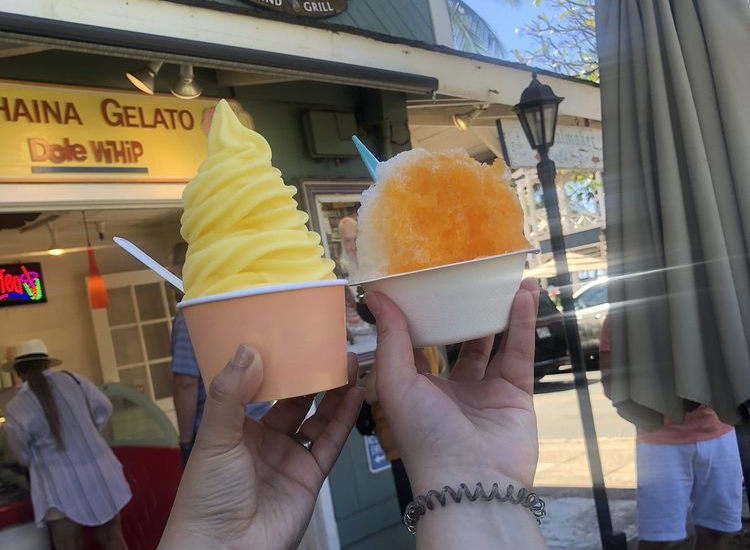 Dole whip and shaved ice-H